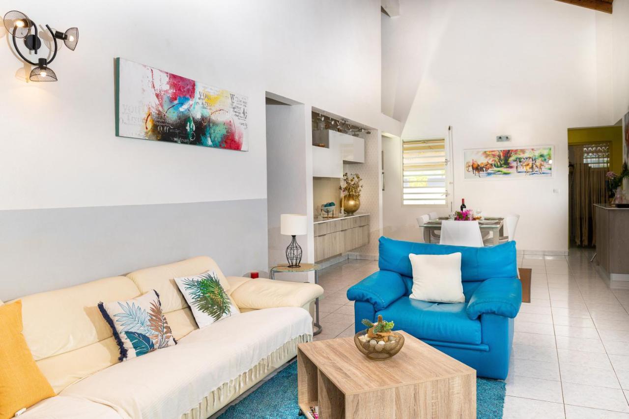 Villa L'Artist En Bord De Mer Avec Piscine Privee Sainte-Rose Kültér fotó